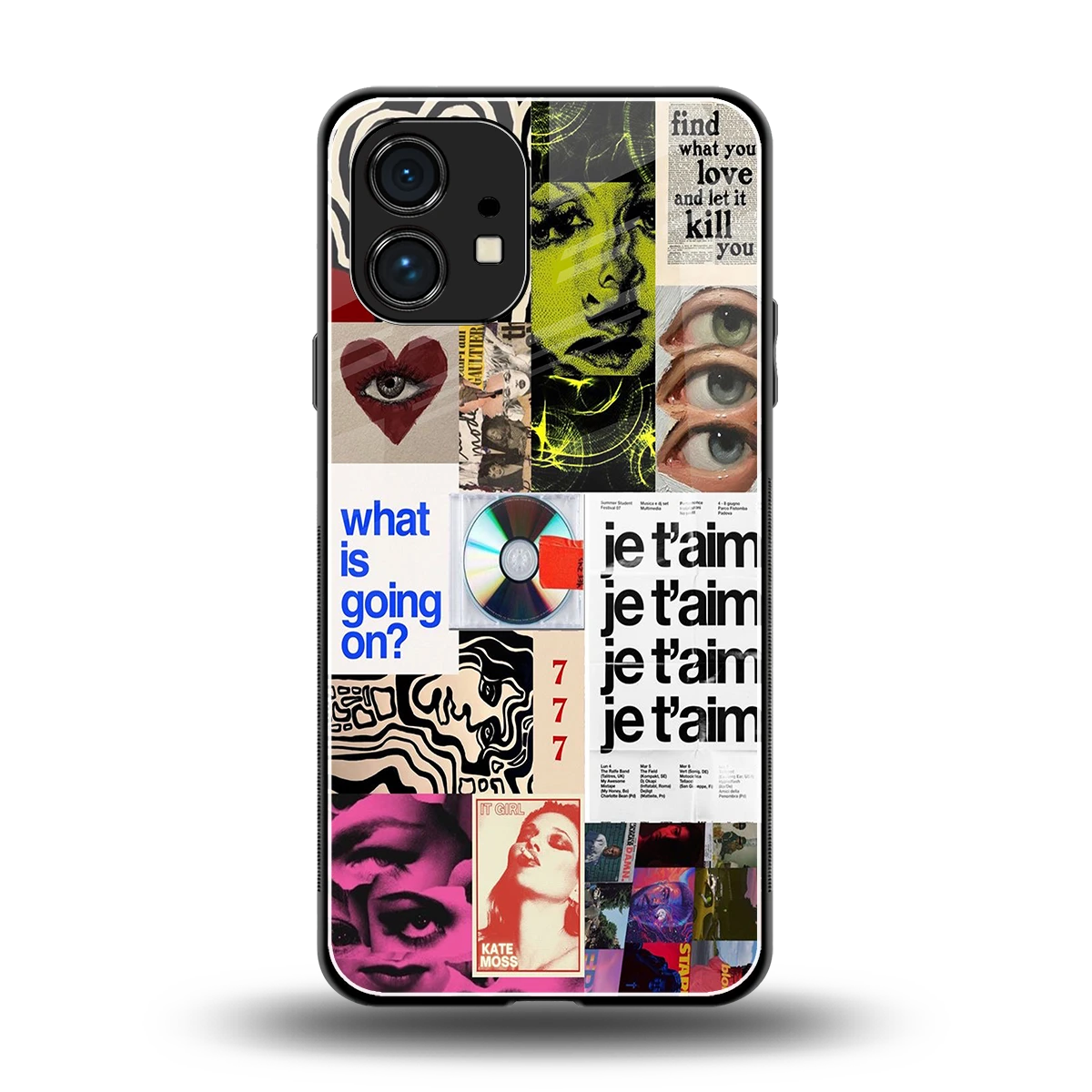 Love Chaos back phone cover | glass case for nothing phone 1