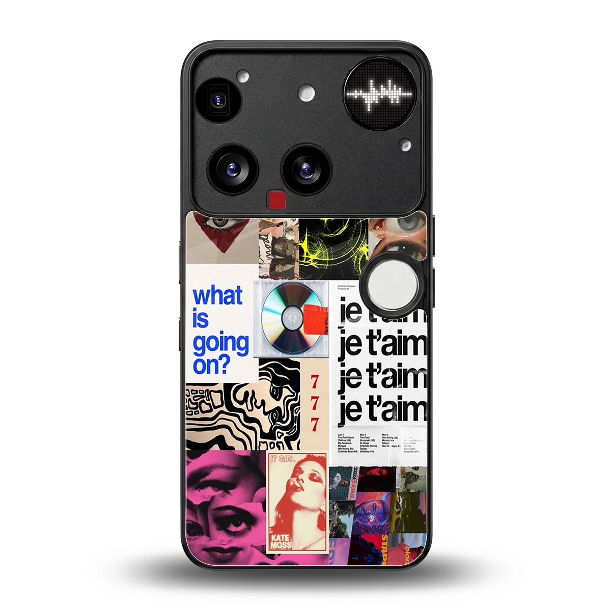Love Chaos back phone cover | glass case for nothing phone 3