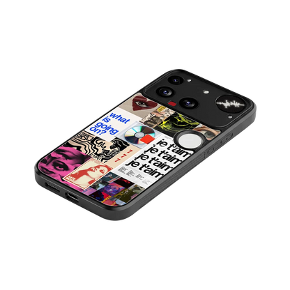 Love Chaos stylish phone case for nothing phone 3 | glossy glass and slim fit