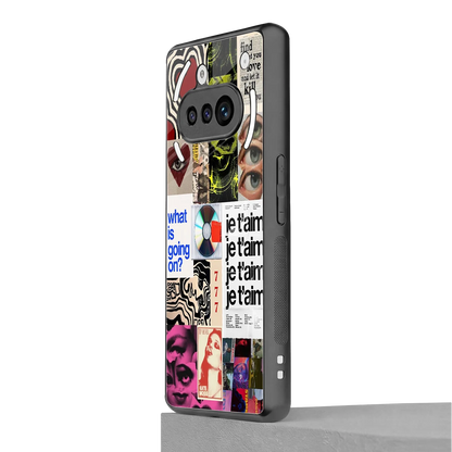 Love Chaos nothing phone 3a mobile cover | shockproof glass phone case