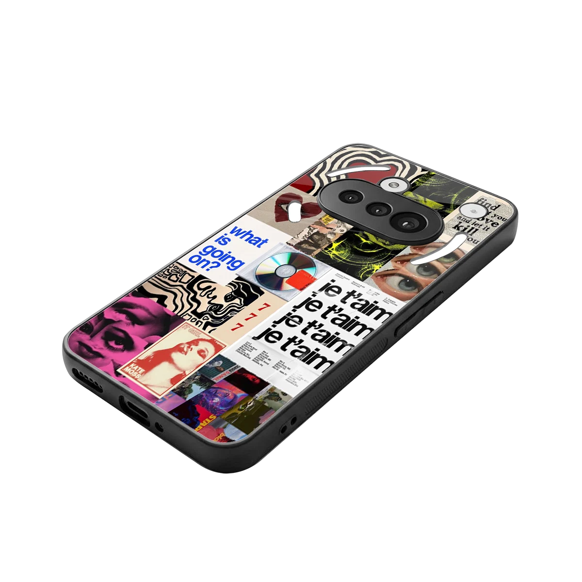 Love Chaos stylish phone case for nothing phone 3a | glossy glass and slim fit