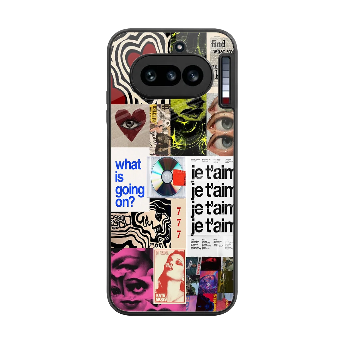 Love Chaos back phone cover | glass case for nothing phone 4a