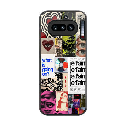 Love Chaos back phone cover | glass case for nothing phone 4a