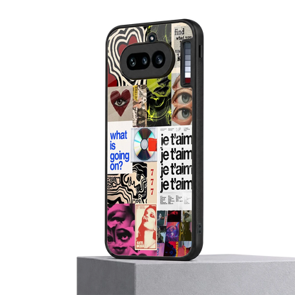 Love Chaos nothing phone 4a mobile cover | shockproof glass phone case