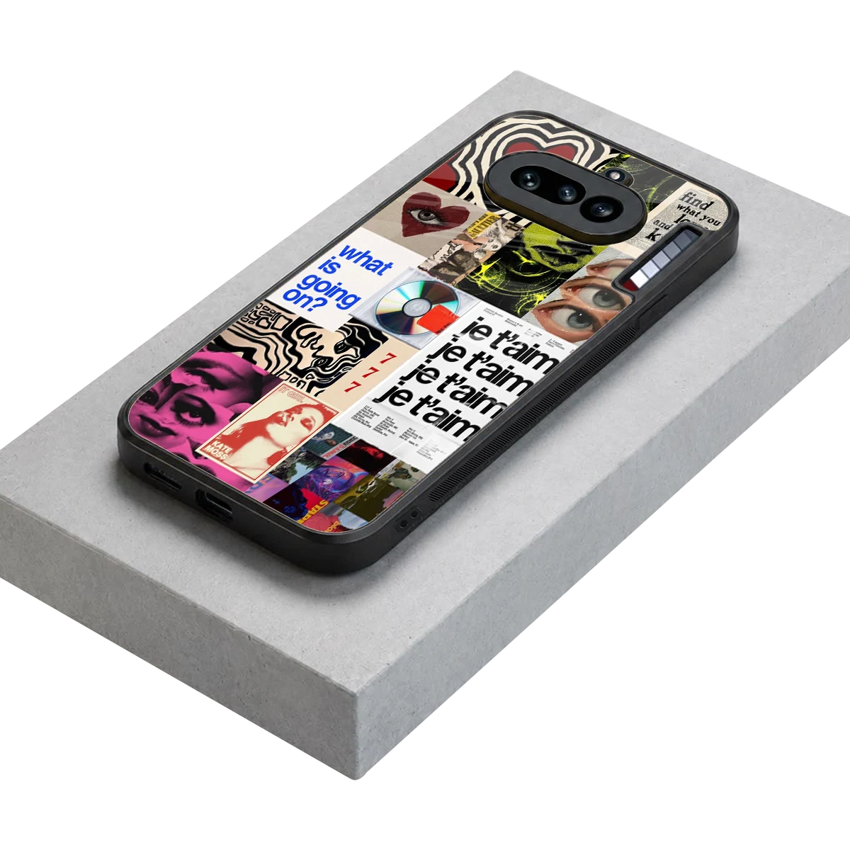 Love Chaos stylish phone case for nothing phone 4a | glossy glass and slim fit