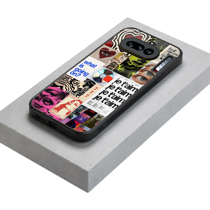 Love Chaos stylish phone case for nothing phone 4a | glossy glass and slim fit