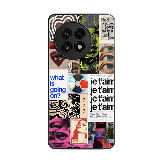 Love Chaos back phone cover | glass case for oneplus 13r
