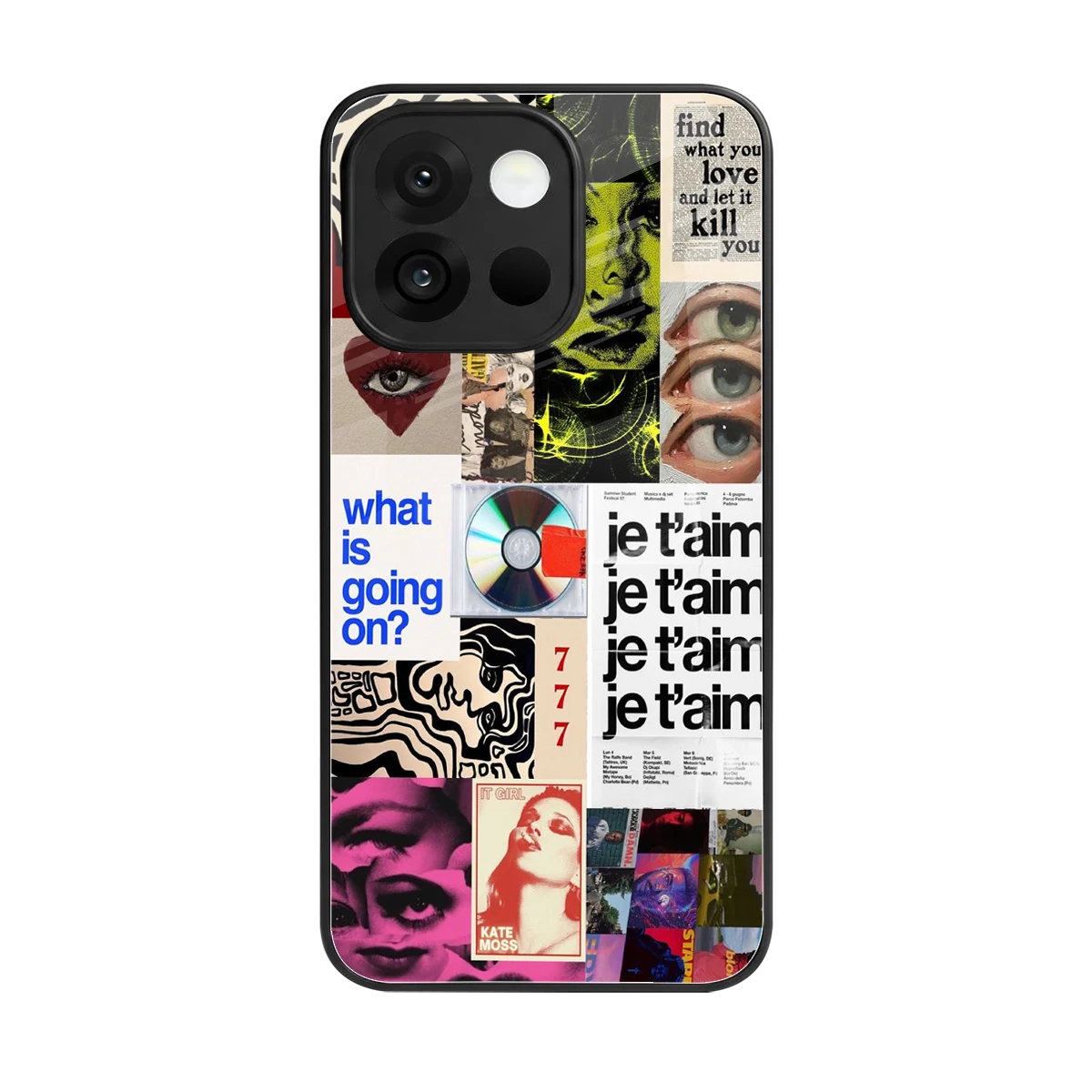 Love Chaos back phone cover | glass case for oneplus 13s