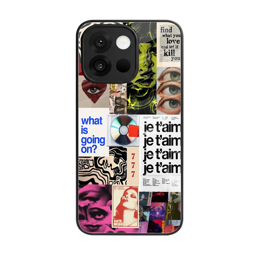 Love Chaos back phone cover | glass case for oneplus 13s