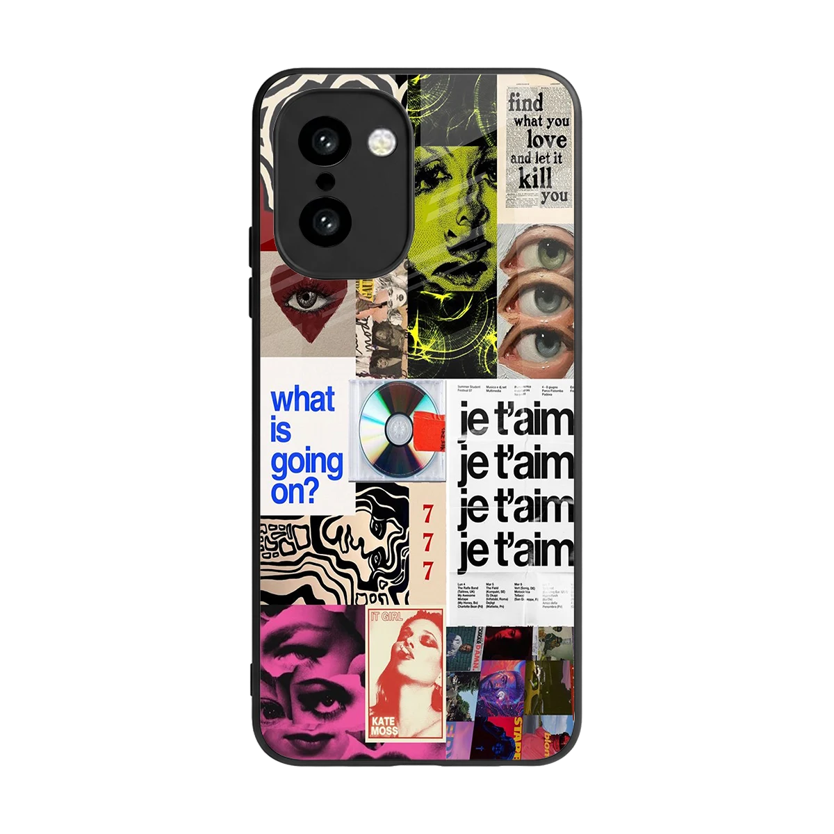 Love Chaos back phone cover | glass case for oneplus 15r
