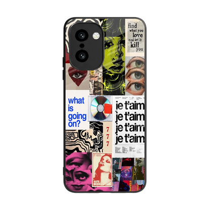 Love Chaos back phone cover | glass case for oneplus 15r