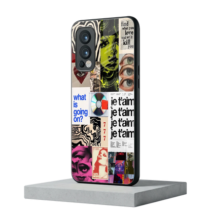 Love Chaos oneplus nord 2 mobile cover | shockproof glass phone case