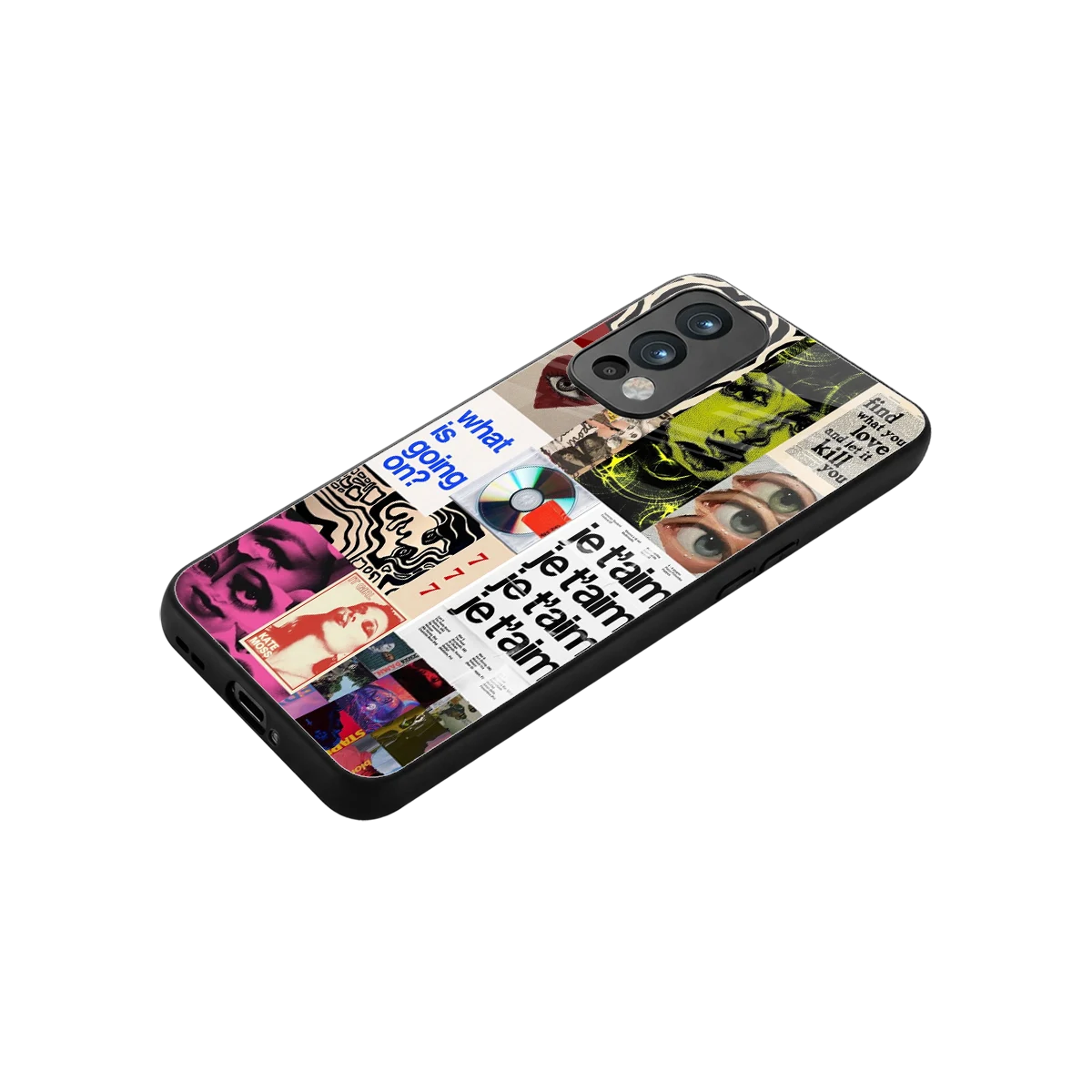 Love Chaos stylish phone case for oneplus nord 2 | glossy glass and slim fit