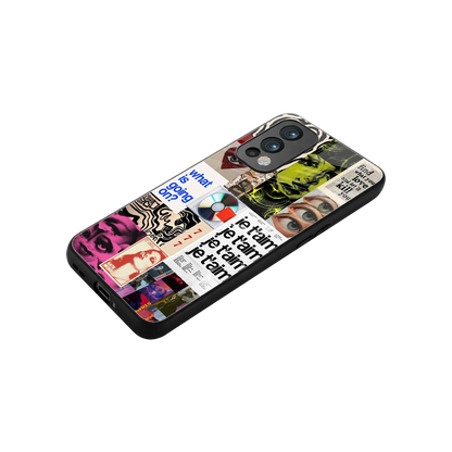 Love Chaos stylish phone case for oneplus nord 2 | glossy glass and slim fit