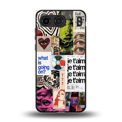 Love Chaos back phone cover | glass case for oneplus nord 4