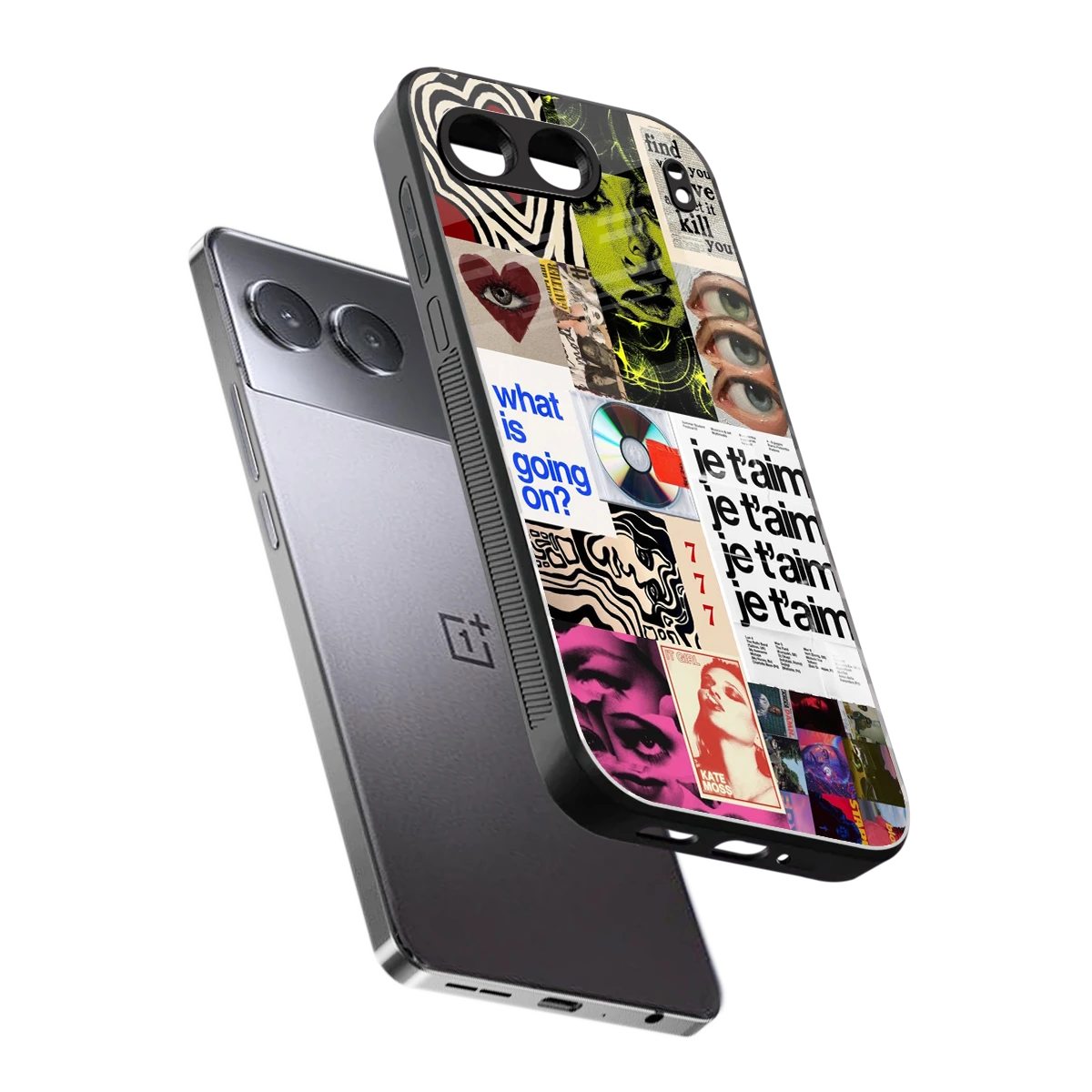 Love Chaos sleek oneplus nord 4 cover with tempered glass back and TPU edges