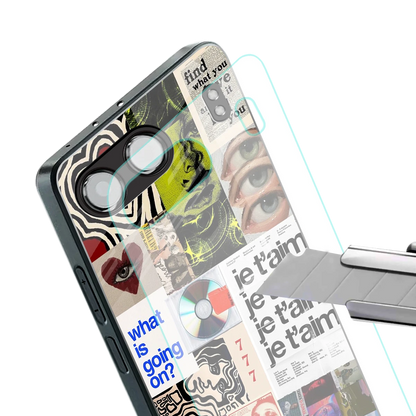 Love Chaos stylish phone case for oneplus nord 4 | glossy glass and slim fit