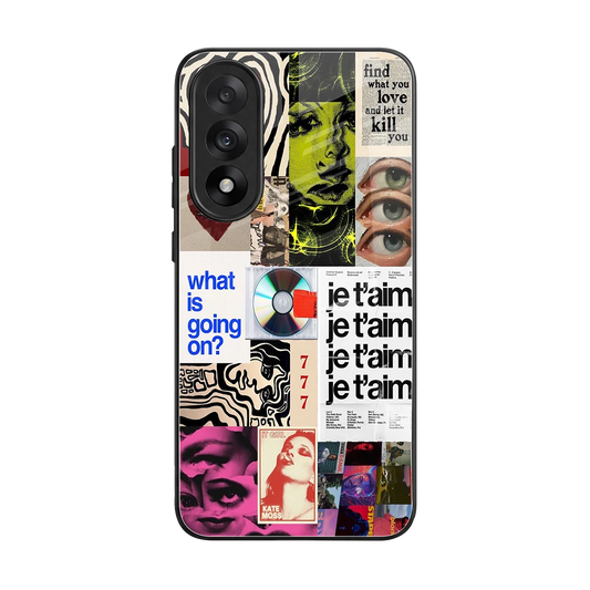 Love Chaos back phone cover | glass case for oneplus nord 5