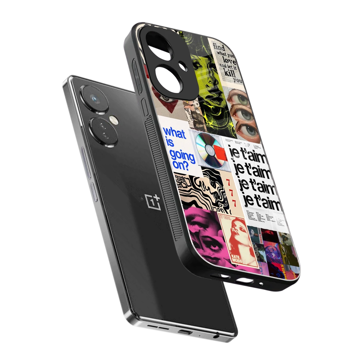 Love Chaos sleek oneplus nord ce 3 cover with tempered glass back and TPU edges