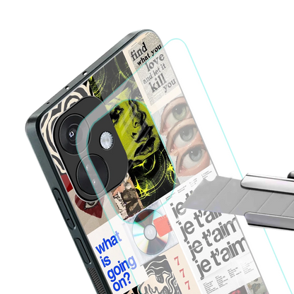 Love Chaos stylish phone case for oneplus nord ce 3 | glossy glass and slim fit