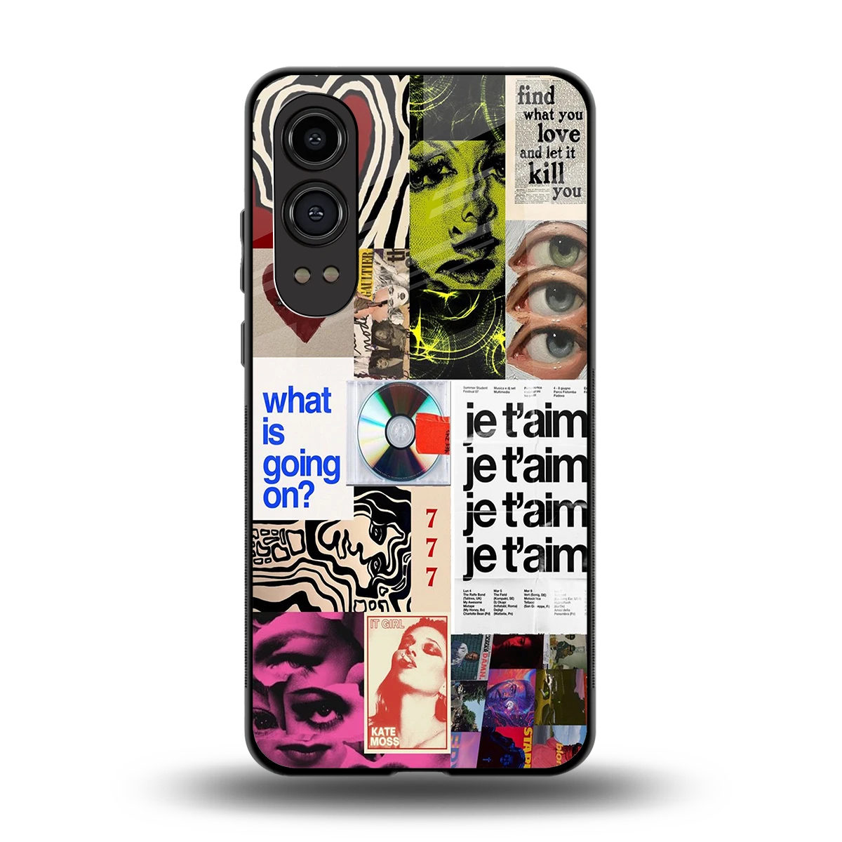 Love Chaos back phone cover | glass case for oneplus nord ce 4 lite