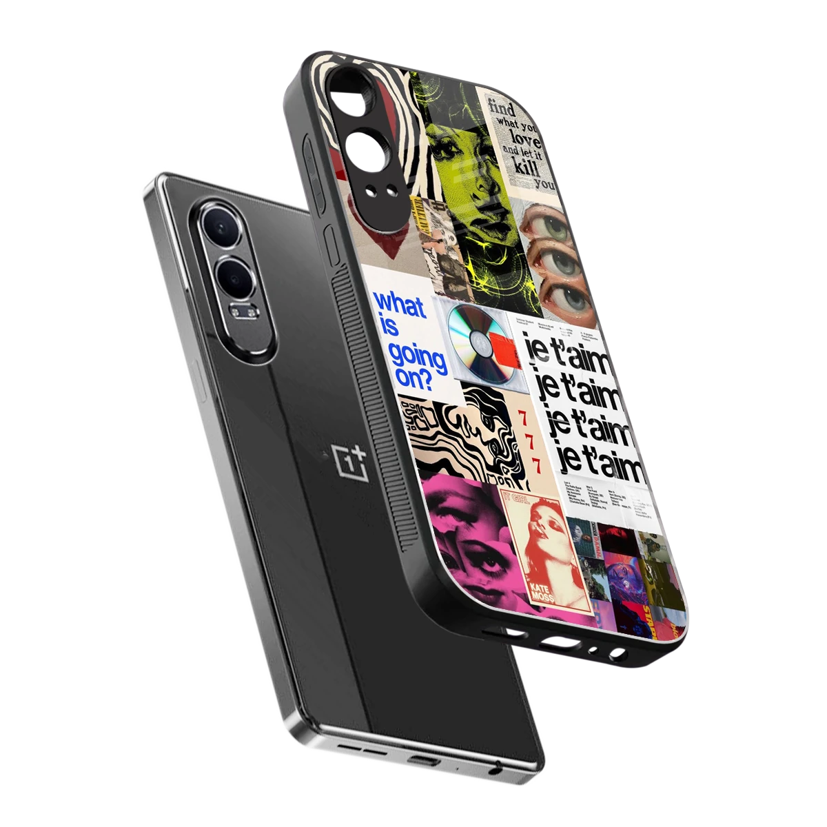 Love Chaos sleek oneplus nord ce 4 lite cover with tempered glass back and TPU edges