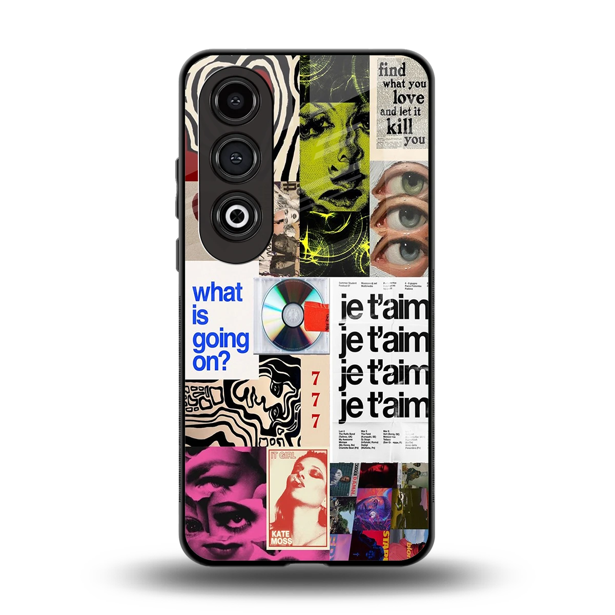 Love Chaos back phone cover | glass case for oneplus nord ce 4