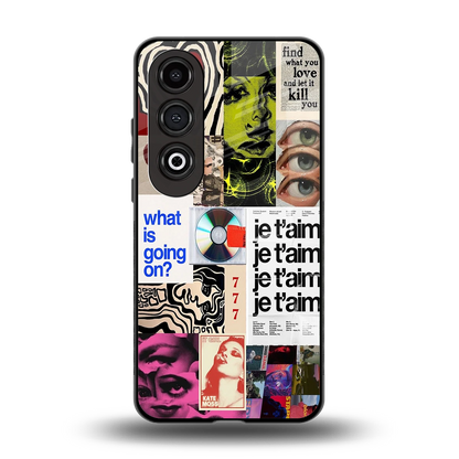 Love Chaos back phone cover | glass case for oneplus nord ce 4