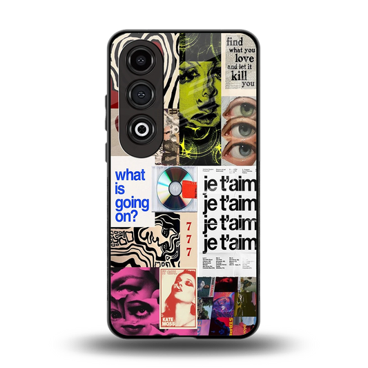 Love Chaos back phone cover | glass case for oneplus nord ce 4