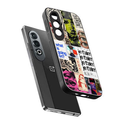 Love Chaos sleek oneplus nord ce 4 cover with tempered glass back and TPU edges