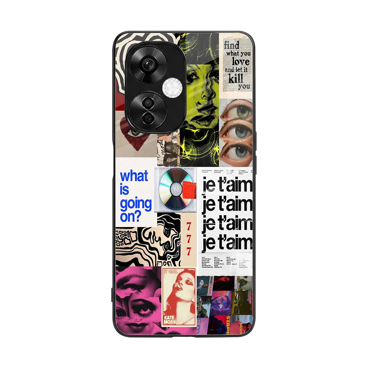 Love Chaos back phone cover | glass case for oneplus nord ce 3 lite