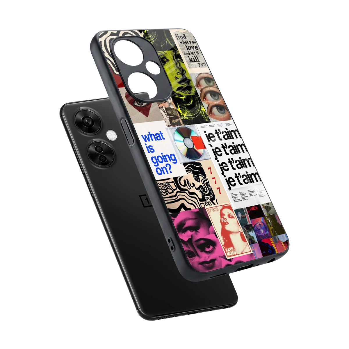 Love Chaos sleek oneplus nord ce 3 lite cover with tempered glass back and TPU edges
