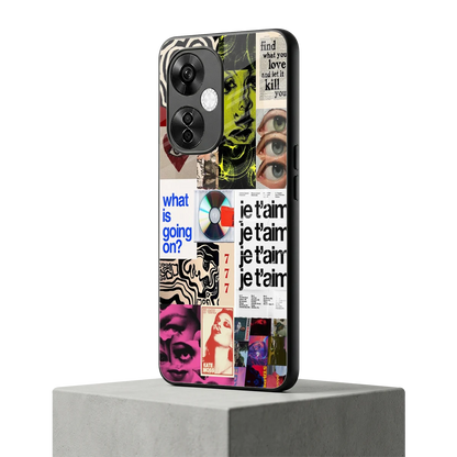 Love Chaos oneplus nord ce 3 lite mobile cover | shockproof glass phone case