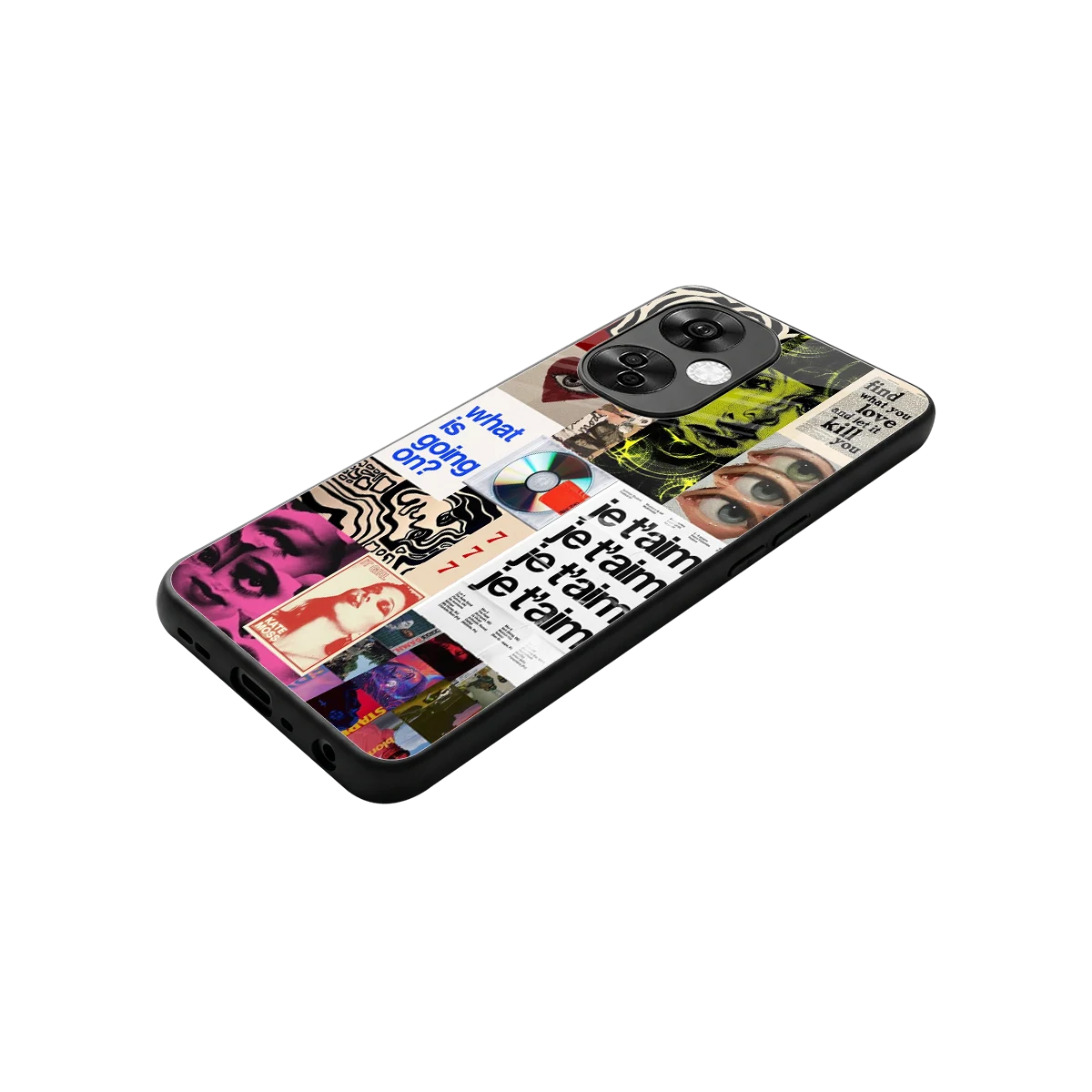 Love Chaos stylish phone case for oneplus nord ce 3 lite | glossy glass and slim fit