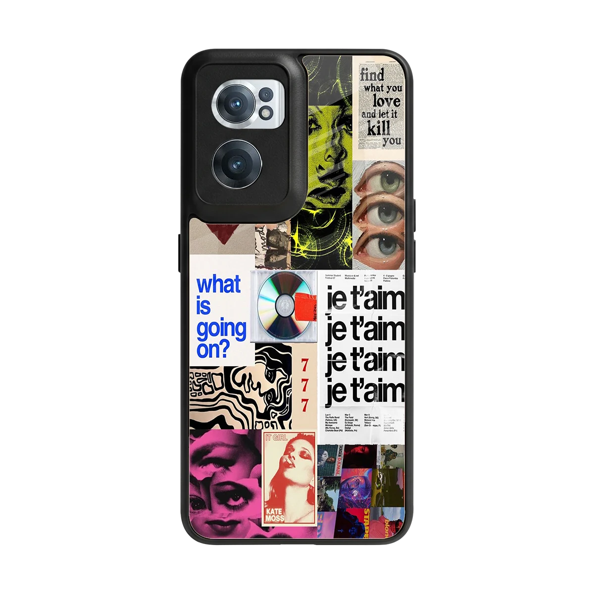 Love Chaos back phone cover | glass case for oneplus nord ce 2