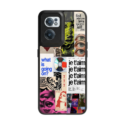 Love Chaos back phone cover | glass case for oneplus nord ce 2