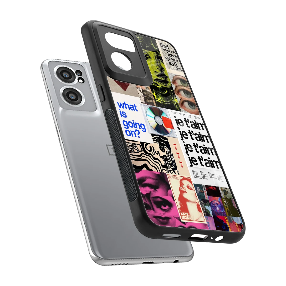 Love Chaos sleek oneplus nord ce 2 cover with tempered glass back and TPU edges