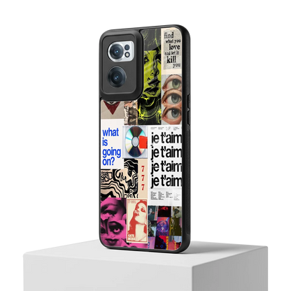 Love Chaos oneplus nord ce 2 mobile cover | shockproof glass phone case