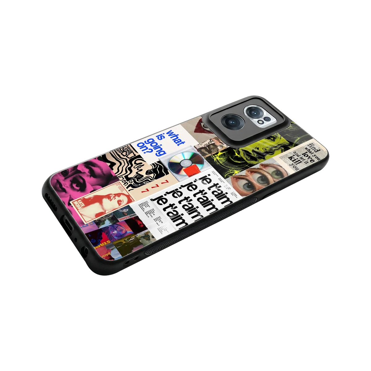 Love Chaos stylish phone case for oneplus nord ce 2 | glossy glass and slim fit