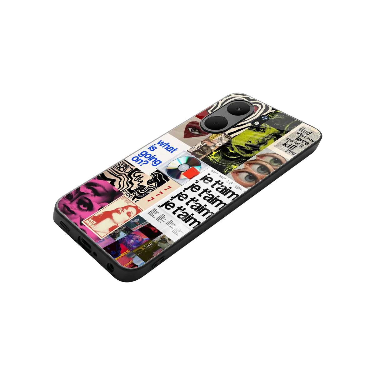 Love Chaos stylish phone case for oppo a5x 5g | glossy glass and slim fit