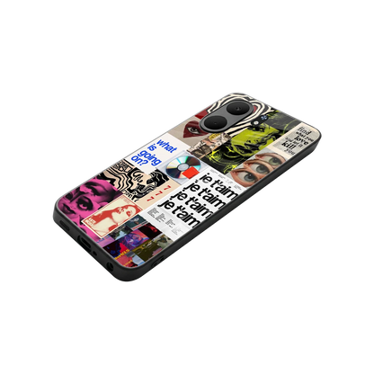 Love Chaos stylish phone case for oppo a5x 5g | glossy glass and slim fit