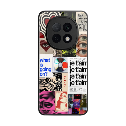 Love Chaos back phone cover | glass case for oppo f29 pro 5g