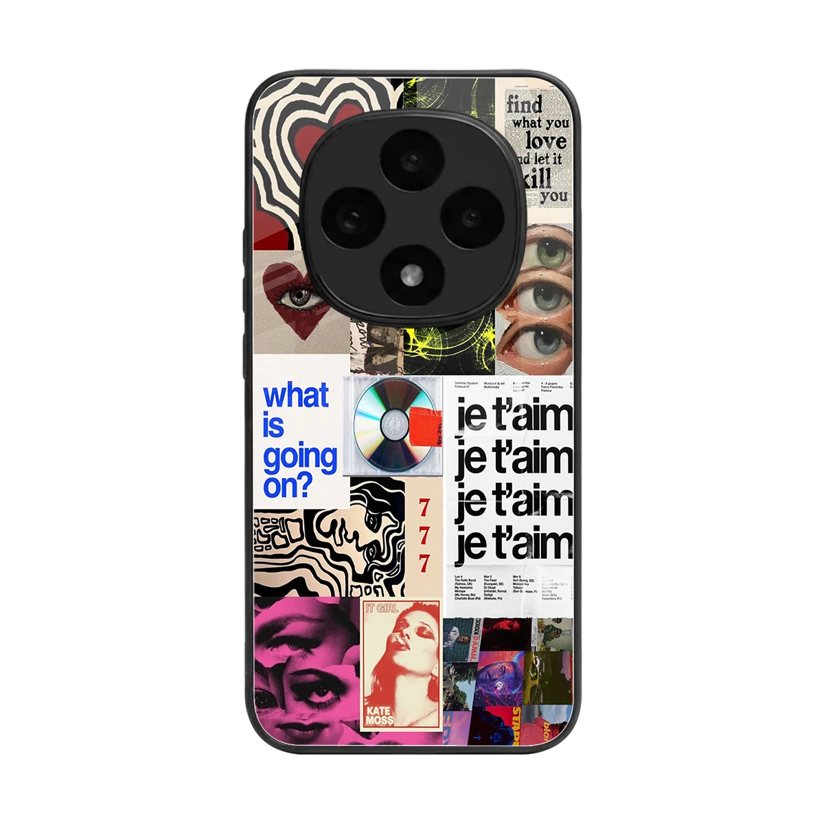 Love Chaos back phone cover | glass case for oppo f31 pro 5g