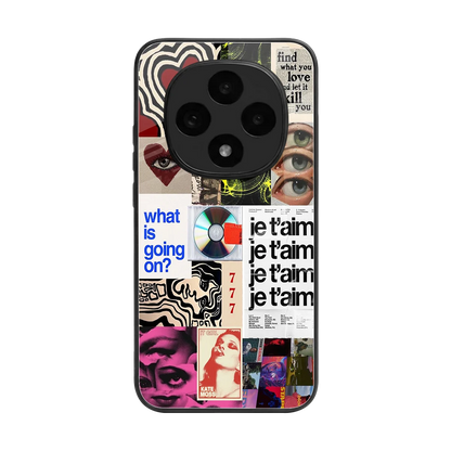 Love Chaos back phone cover | glass case for oppo f31 pro 5g