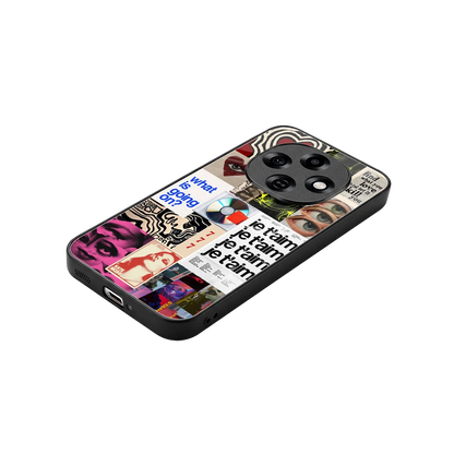 Love Chaos stylish phone case for oppo f31 pro 5g | glossy glass and slim fit