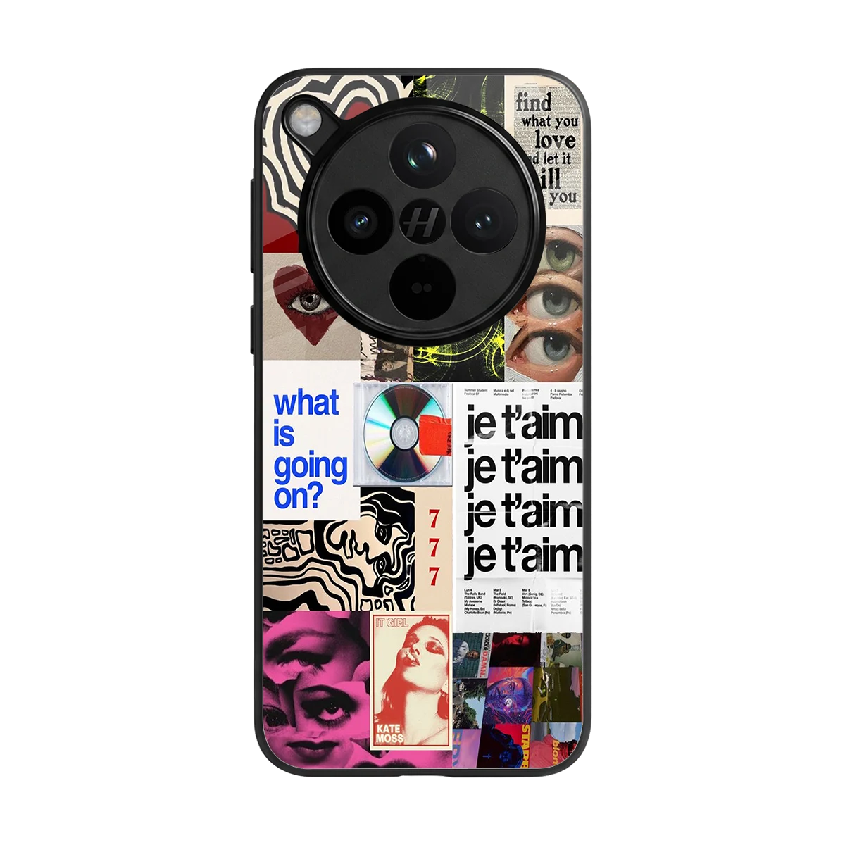 Love Chaos back phone cover | glass case for oppo find x8