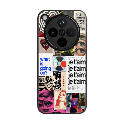Love Chaos back phone cover | glass case for oppo find x8