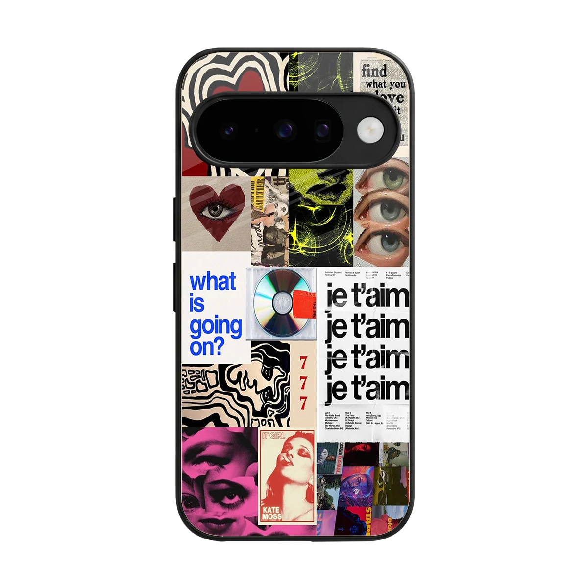 Love Chaos back phone cover | glass case for google pixel 10