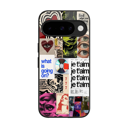Love Chaos back phone cover | glass case for google pixel 10