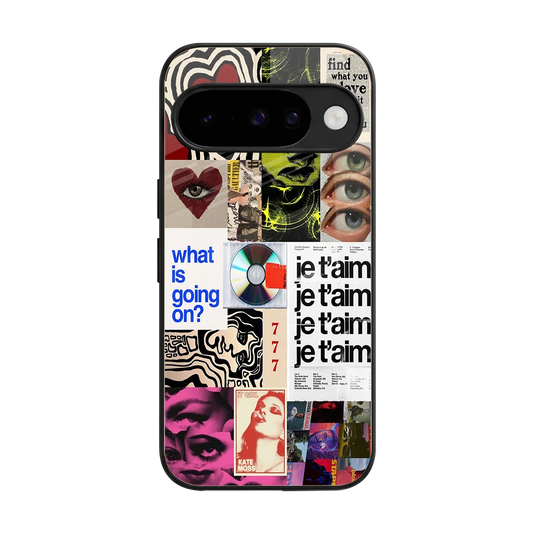Love Chaos back phone cover | glass case for google pixel 10